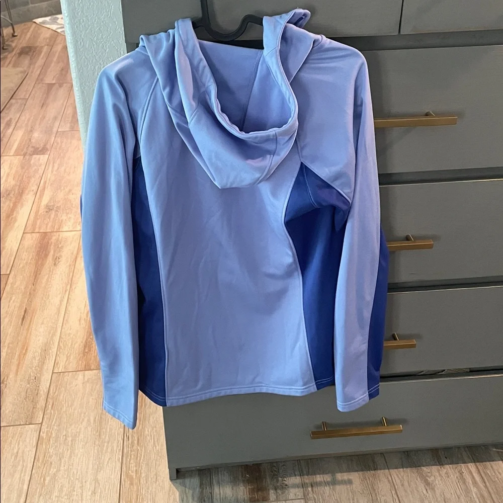 The North Face Lavender and Royal Blue Hoodie